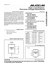 DataSheet MAX872 pdf